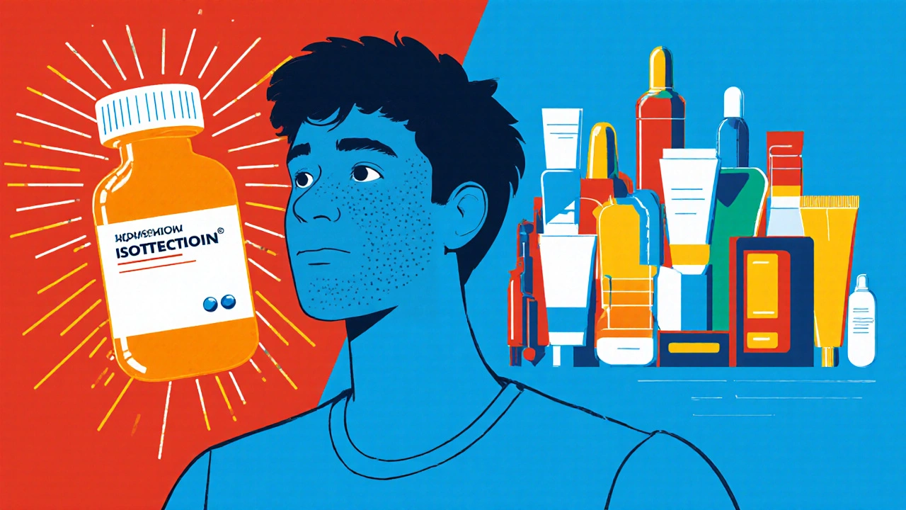 Isotretinoin vs Alternatives: Complete Acne Treatment Comparison