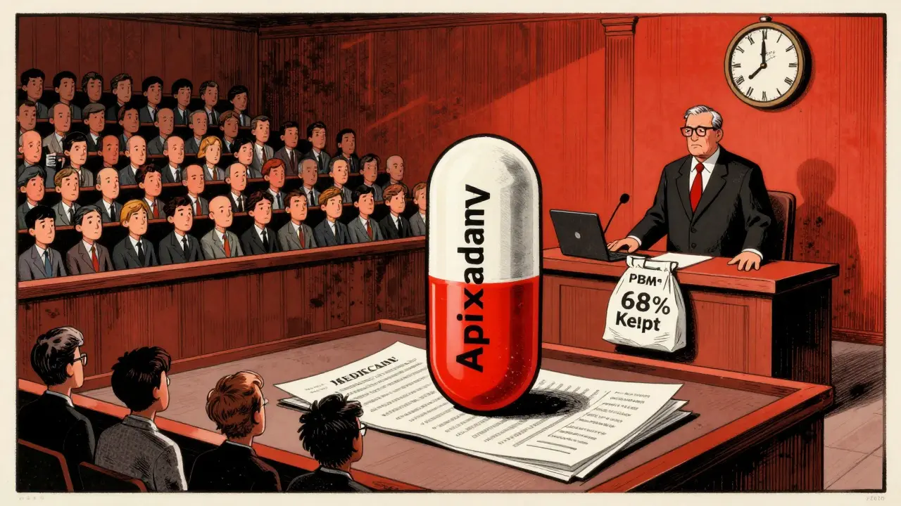 A generic blood pressure pill is on trial before Medicare, with PBMs holding rebates as evidence, as millions of patients watch.