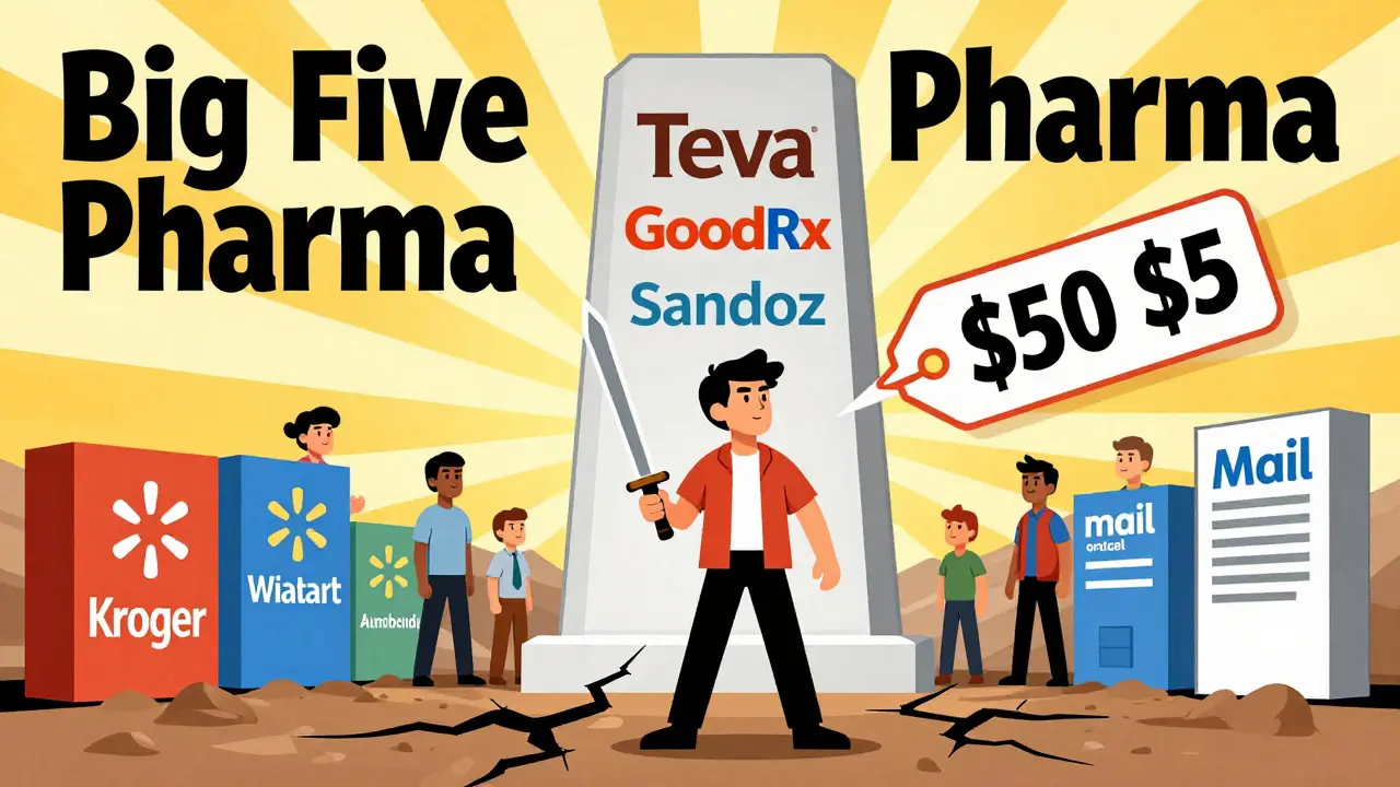 A consumer fights Big Pharma monopolies with discount coupons, sparking price drops and new generic competitors.