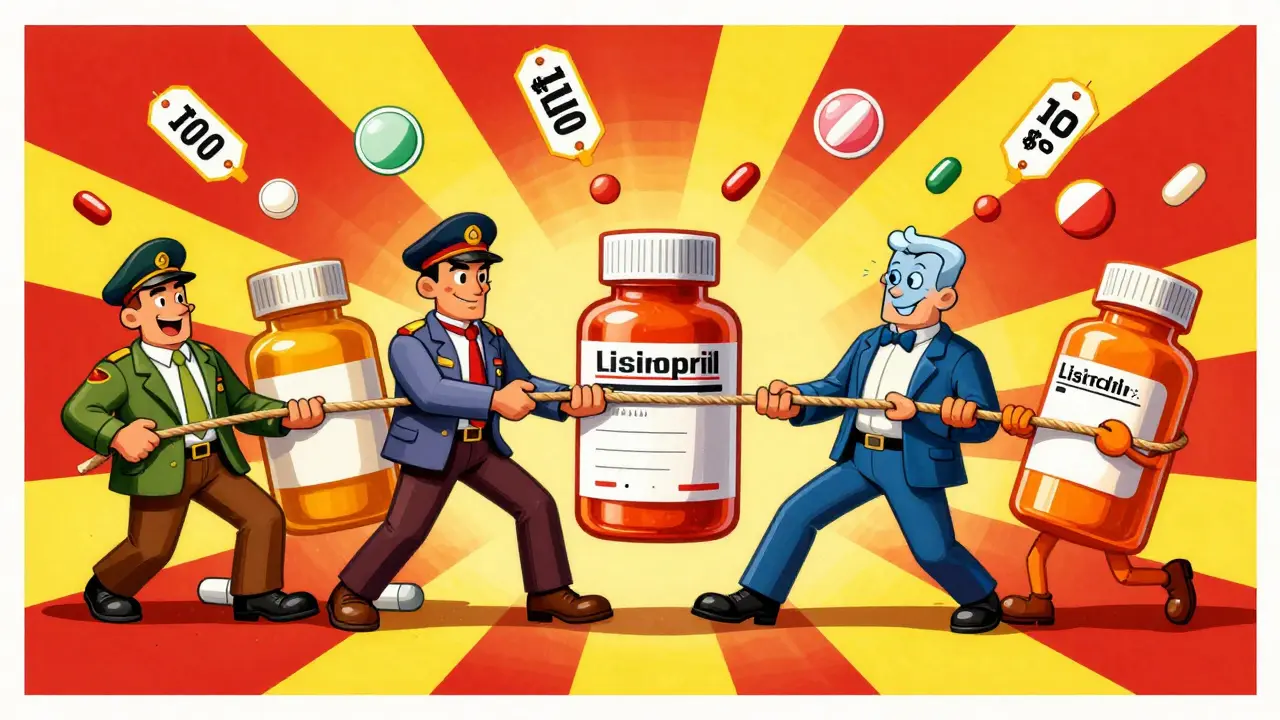 How Multiple Generic Drug Manufacturers Drive Down Prices